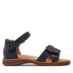 Sandały Froddo. Niebieskie sandały dziewczęce Froddo, bez zapięcia. Za 319.99 zł.