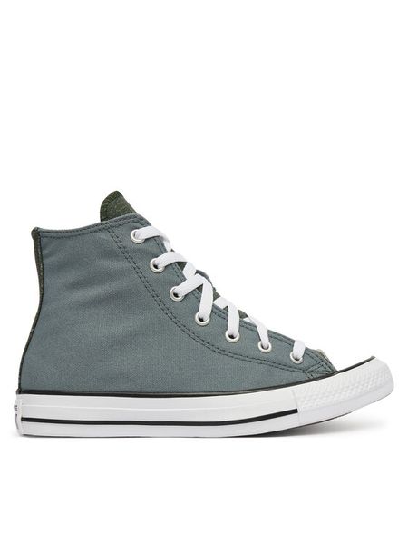Converse Trampki Chuck Taylor All Star Dinos A15895C Szary. Szare trampki i tenisówki chłopięce Converse, bez wzorów, z materiału, retro, bez zapięcia. Za 259.99 zł.
