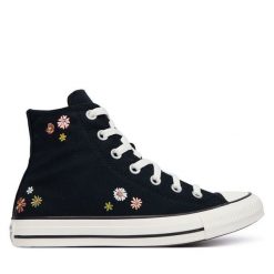 Trampki Converse. Czarne trampki i tenisówki damskie Converse, bez wzorów, retro, bez zapięcia. Za 379.99 zł.