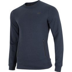 Bluza męska BLM002 - ciemny granat melanż. Bluzy męskie 4f, m, bez wzorów, z dzianiny, bez kaptura. W wyprzedaży za 89.99 zł.