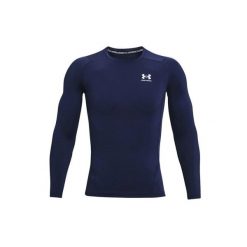 Koszulka sportowa męska Under Armour Heatgear Armour. Białe koszulki sportowe męskie Under Armour, l, bez wzorów, bez kołnierzyka, bez ramiączek. Za 222.50 zł.