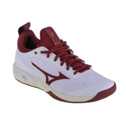 Buty siatkarskie damskie Mizuno Wave Luminous 2. Białe obuwie sportowe damskie Mizuno, bez wzorów, z gumy, do siatkówki, mizuno wave. W wyprzedaży za 410.10 zł.