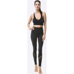 Cardio Bunny - Legginsy Okapi. Czarne legginsy damskie Cardio Bunny, z dzianiny. W wyprzedaży za 149.90 zł.