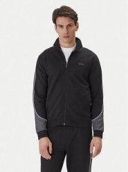 BOSS Bluza 50554793 Czarny Regular Fit. Czarne bluzy męskie Boss, m, bez wzorów, z bawełny, bez kaptura. Za 549.99 zł.