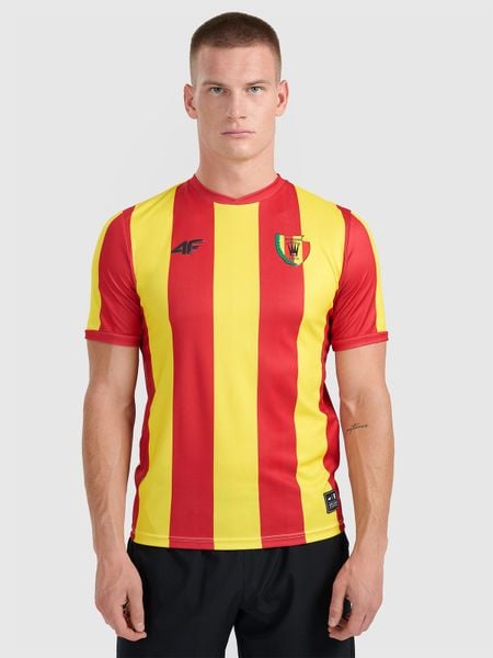 4F Koszulka klubowa domowa z sezonu 2025/26 męska 4F x Korona Kielce - multikolor 3XL. Koszulki sportowe męskie 4f, m, bez wzorów, z dzianiny, klasyczne, bez kołnierzyka. Za 289.99 zł.