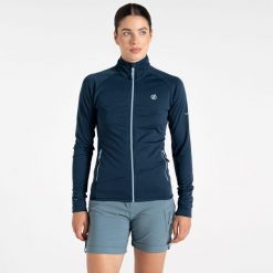 Bluza turystyczna damska Emerging Core Stretch. Brązowe bluzy damskie Dare 2b, na zimę, l, bez wzorów, z tkaniny, bez kaptura. W wyprzedaży za 229.99 zł.