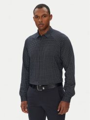 BOSS Koszula Excurse 50544843 Granatowy Regular Fit. Niebieskie koszule męskie Boss, m, bez wzorów, z bawełny, bez kołnierzyka, bez ramiączek. Za 599.99 zł.