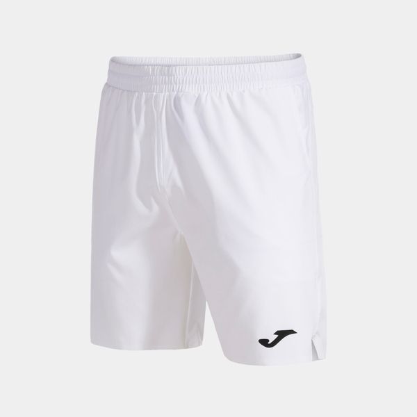 Spodenki tenisowe męskie Joma Challenge. Białe krótkie spodenki sportowe męskie Joma, m, bez wzorów, z elastanu. Za 149.99 zł.