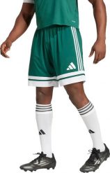 Adidas Spodenki piłkarskie SQUADRA 25 S zielone (JH3411). Zielone krótkie spodenki sportowe męskie Adidas, m, bez wzorów, do piłki nożnej. Za 65.52 zł.