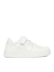 Kappa Sneakersy CEO-AW24-3C015(DZ) Biały. Białe buty sportowe dziewczęce Kappa, bez wzorów, z materiału, bez zapięcia. Za 139.99 zł.
