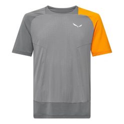 T-shirt hybrydowy Salewa NXT. Brązowe t-shirty męskie Salewa, m, bez wzorów, z tkaniny, bez kołnierzyka. Za 388.50 zł.