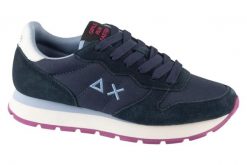 Buty sportowe Sneakersy damskie, SUN68 Ally Solid. Niebieskie obuwie sportowe damskie SUN68, bez wzorów, z materiału, trekkingowe. Za 399.99 zł.