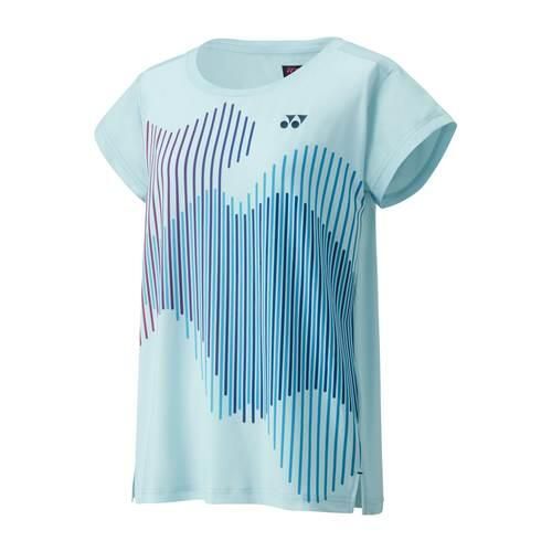 Koszulka sportowa damska Yonex Crew Neck Us Open 2024. Niebieskie koszulki sportowe damskie YONEX, s, bez wzorów, z poliesteru, bez kołnierzyka, bez ramiączek. Za 296.00 zł.