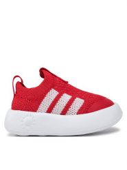 Adidas Sneakersy Bubblecomfy JI1609 Czerwony. Czerwone buty sportowe dziewczęce Adidas, bez wzorów, z materiału, bez zapięcia. Za 129.99 zł.