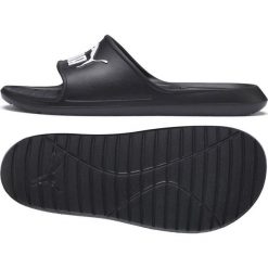 Czarne Klapki Puma Divecat M 369400 01. Czarne klapki męskie Puma, z materiału. W wyprzedaży za 119.00 zł.
