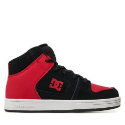 Sneakersy DC Shoes. Czarne trampki i tenisówki chłopięce DC Shoes, bez wzorów, bez zapięcia. Za 129.99 zł.
