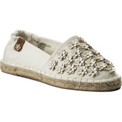 Espadryle TAMARIS - 1-24608-20 Offwht. Canvas 122. Białe espadryle damskie Tamaris, z materiału. W wyprzedaży za 149.00 zł.