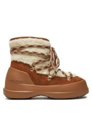 Moon Boot Śniegowce Luna Boot Shearling 80D2480020 Brązowy. Brązowe śniegowce i trapery damskie Moon Boot, ze skóry. Za 1,349.00 zł.