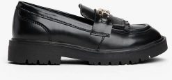 Tommy Hilfiger Tommy Hilfiger damskie mokasyny LOW CUT SHOE T3A4-34011-1453999 999 BLACK 40. Czarne mokasyny damskie Tommy Hilfiger. Za 399.99 zł.