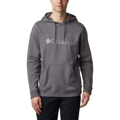 Bluza Trekkingowa z kapturem Męska Columbia CSC Basic Logo II Hoodie. Szare bluzy męskie Columbia, m, bez wzorów, z kapturem. Za 277.99 zł.