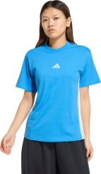 Adidas Koszulka damska adidas Essentials 3-Stripes Cotton jasnoniebieska KC5197 L. Niebieskie t-shirty damskie Adidas, l, bez wzorów, bez kołnierzyka. Za 118.99 zł.