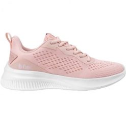 Buty Lee Cooper W LCW-23-32-1715LA różowe. Czerwone obuwie sportowe damskie bez wzorów, z materiału, na fitness i siłownię. Za 268.97 zł.