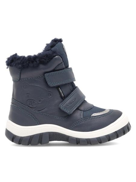 Lasocki Kids Kozaki STAR CI12-1797-03(II)CH Granatowy. Niebieskie buty zimowe chłopięce Lasocki Kids, bez wzorów, ze skóry, bez zapięcia. Za 179.99 zł.