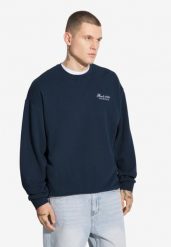 Bluza sportowa męska Prosto Team bez kaptura. Niebieskie bluzy męskie Prosto., m, z aplikacjami, z bawełny, bez kaptura. Za 144.99 zł.