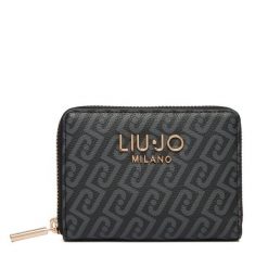 Portfel Liu Jo. Czarne portfele damskie Liu Jo, bez wzorów. Za 249.99 zł.