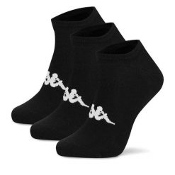 Skarpety krótkie Kappa. Czarne skarpety damskie Kappa, bez wzorów. Za 24.99 zł.