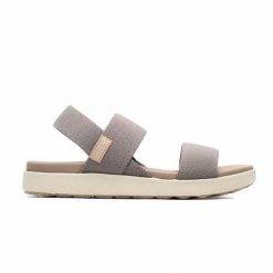 Buty do chodzenia damskie Keen Elle Backstrap. Brązowe obuwie sportowe damskie Keen, bez wzorów, z gumy, bez obcasa, bez zapięcia. W wyprzedaży za 307.25 zł.