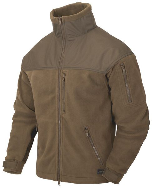 Helikon-Tex Bluza CLASSIC ARMY - Fleece - Coyote. Bluzy męskie HELIKON-TEX, m, bez wzorów, bez kaptura. Za 157.49 zł.