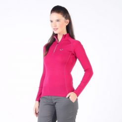 Bluza termoaktywna damska Woolona Vega 100% Merino. Zielone bluzy damskie WOOLONA, l, bez wzorów, z wełny, bez kaptura. W wyprzedaży za 306.00 zł.