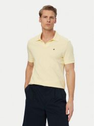Calvin Klein Jeans Polo LV04RF215G Żółty jasny Regular Fit. Żółte koszulki polo męskie Calvin Klein Jeans, l, bez wzorów, z bawełny, bez ramiączek. Za 329.99 zł.
