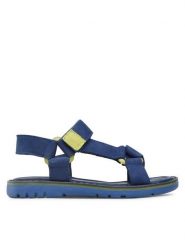 Lasocki Kids Sandały Easy CI12-2705-50 Granatowy. Niebieskie sandały chłopięce Lasocki Kids, z nubiku, bez zapięcia. Za 69.99 zł.