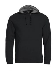 Clique Classic Hoody – bluza z kapturem z mieszanki bawełny – black. Czarne bluzy męskie CLIQUE, m, bez wzorów, z bawełny, z kapturem. Za 223.02 zł.