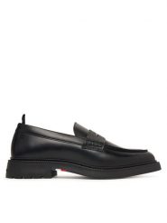 Tommy Hilfiger Loafersy Corporate Casual FM0FM05968 Czarny. Czarne mokasyny męskie Tommy Hilfiger, ze skóry, casualowe. Za 649.99 zł.