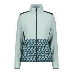 Damska polarowa rozpinana bluza CMP. Zielone bluzy damskie CMP, bez wzorów, z polaru, bez kaptura. Za 389.00 zł.