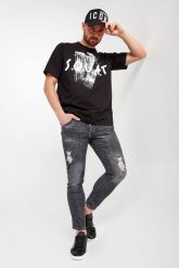 T-shirt DSQUARED2. T-shirty męskie Dsquared2, m, bez wzorów, bez kołnierzyka. W wyprzedaży za 755.30 zł.
