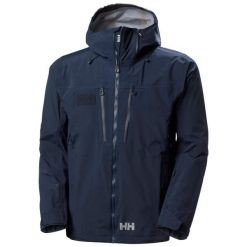 Kurtka narciarska Helly Hansen Acer 3L Shell. Niebieskie kurtki męskie Helly Hansen, na zimę, l, bez wzorów, sportowe, bez kaptura. Za 2,423.00 zł.