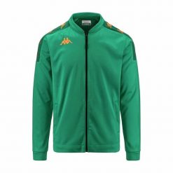 Kurtka z dresu Kappa Giullio. Zielone kurtki męskie Kappa, m, bez wzorów, z dresówki, sportowe, bez kaptura. Za 266.00 zł.