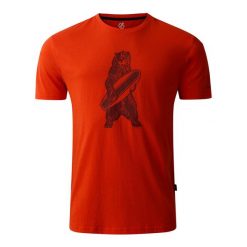 T-shirt Męski Z Niedźwiedziem Movement II. Brązowe t-shirty męskie Dare 2b, l, bez wzorów, bez kołnierzyka. Za 55.99 zł.
