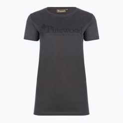 Koszulka damska Pinewood Outdoor Life. Szare koszulki sportowe damskie Pinewood, s, bez wzorów, z bawełny, bez kołnierzyka, bez ramiączek, outdoorowe. Za 109.99 zł.