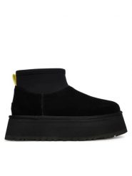 UGG W Classic Mini Dipper Boot Buty zimowe damskie. Czarne obuwie sportowe damskie UGG, bez wzorów, z lyocellu. Za 769.99 zł.