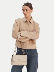 Guess Torebka Dita HWPD76 02210 Beżowy. Brązowe torebki do ręki damskie Guess, z aplikacjami, ze skóry, bez dodatków. Za 589.99 zł.