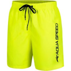 Spodenki kąpielowe męskie Aqua Speed Owen. Żółte kąpielówki męskie Aqua-Speed, l, bez wzorów. Za 79.99 zł.