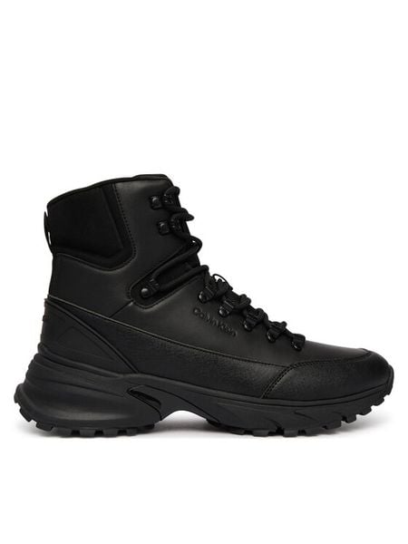 Calvin Klein Trapery Hike Runner Mid Laceup Lth HM0HM02323 Czarny. Czarne śniegowce i trapery męskie Calvin Klein, bez zapięcia. Za 699.99 zł.