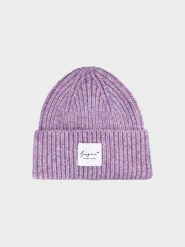 4F Czapka zimowa damska - różowa S. Czerwone czapki i kapelusze damskie 4f, na zimę, bez wzorów, z materiału, klasyczne. Za 69.99 zł.