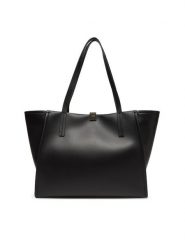 Calvin Klein Torebka Ck Narrate Shopper K60K612988 Czarny. Czarne torebki shopper damskie Calvin Klein, bez wzorów, ze skóry, bez dodatków. Za 599.99 zł.