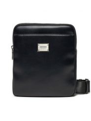 Guess Saszetka HMMILI P4423 Czarny. Czarne saszetki męskie Guess, ze skóry. Za 319.99 zł.